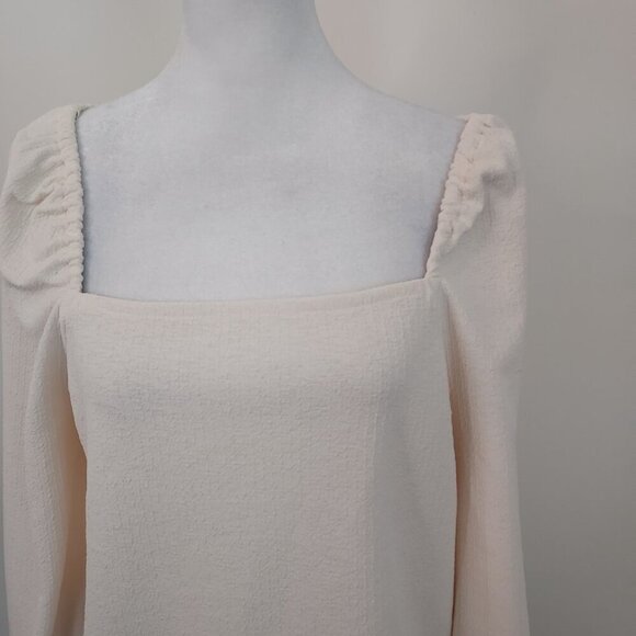 Madewell Cream Square Neck Top - Picture 5 of 11